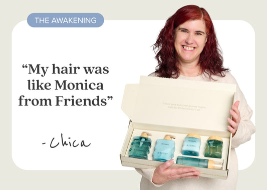 “My hair was like Monica from Friends”