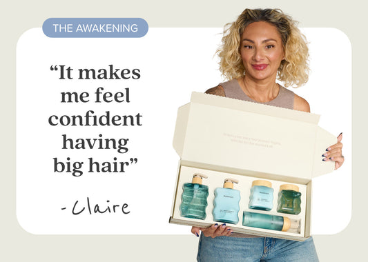 “It makes me feel confident having big hair”