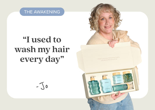 “I used to wash my hair every day”