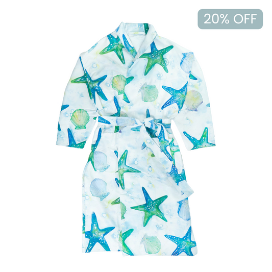 Microfibre Robe - Turquoise Tide