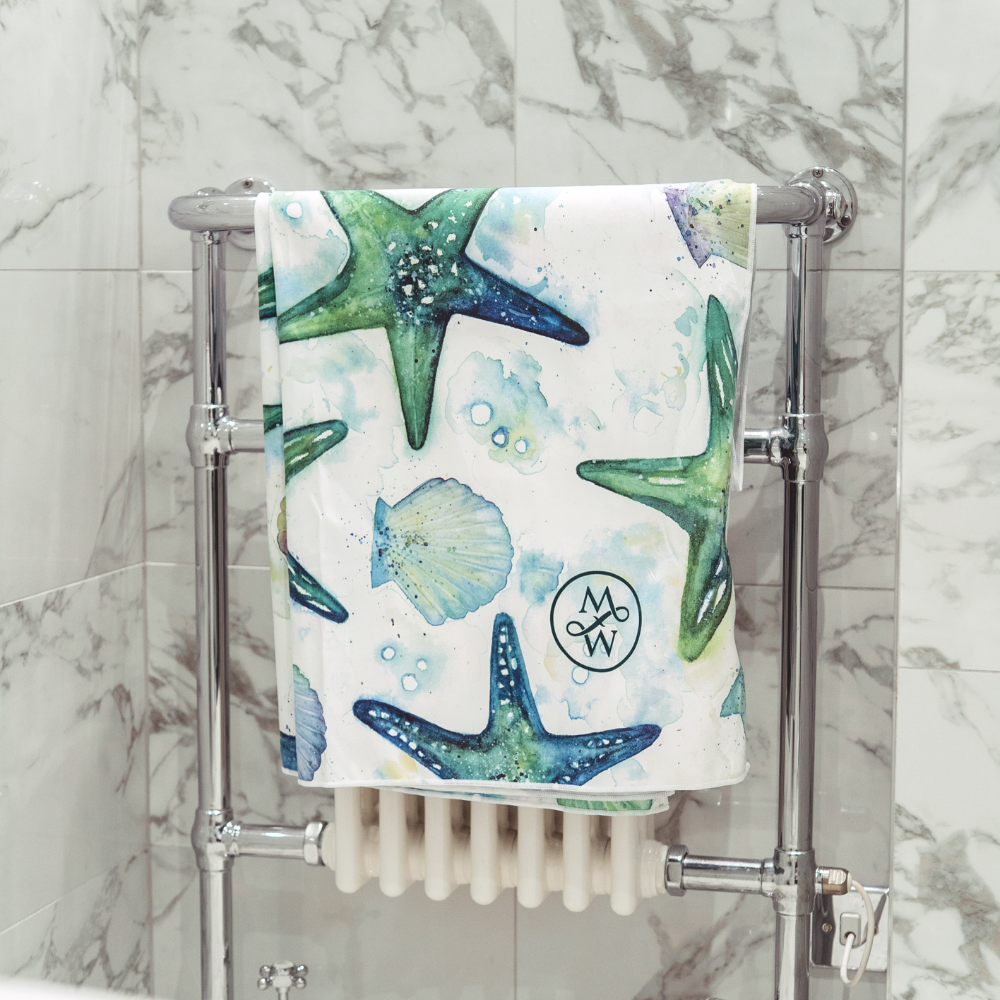 Bath Towel - Turquoise Tide