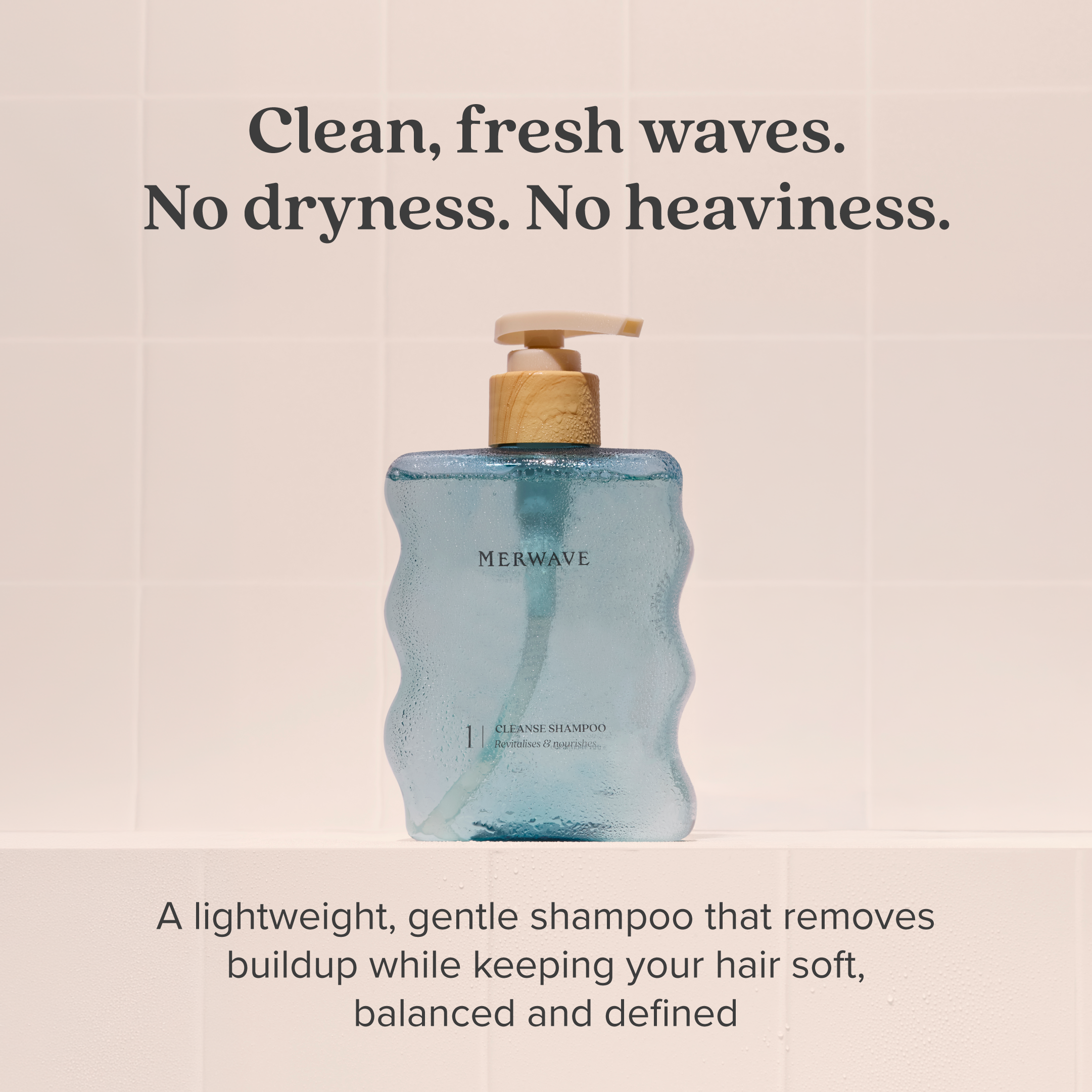 Cleanse Shampoo for Wavy Hair | Merwave